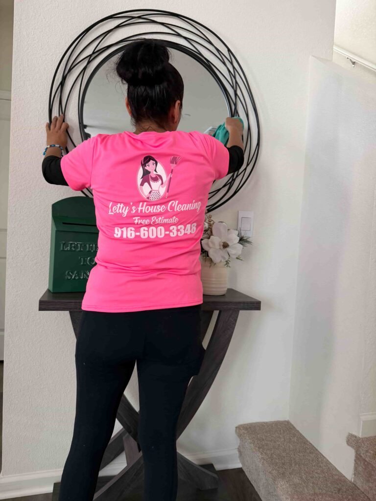 Spotless home after professional cleaning
